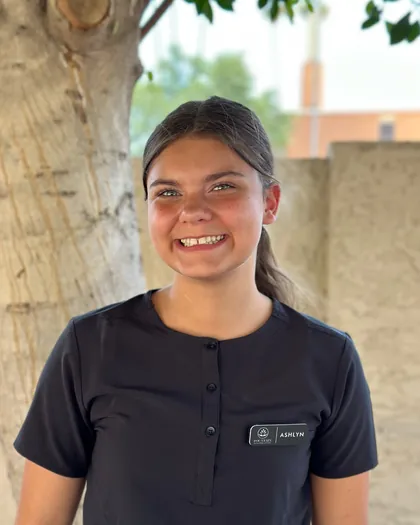 Ashlyn, a member of the Fountain care team