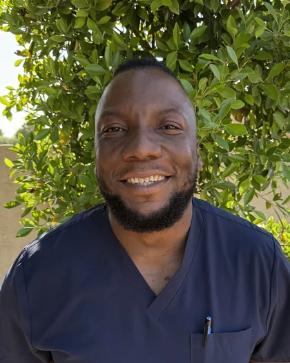 Robin, a member of the Fountain care team