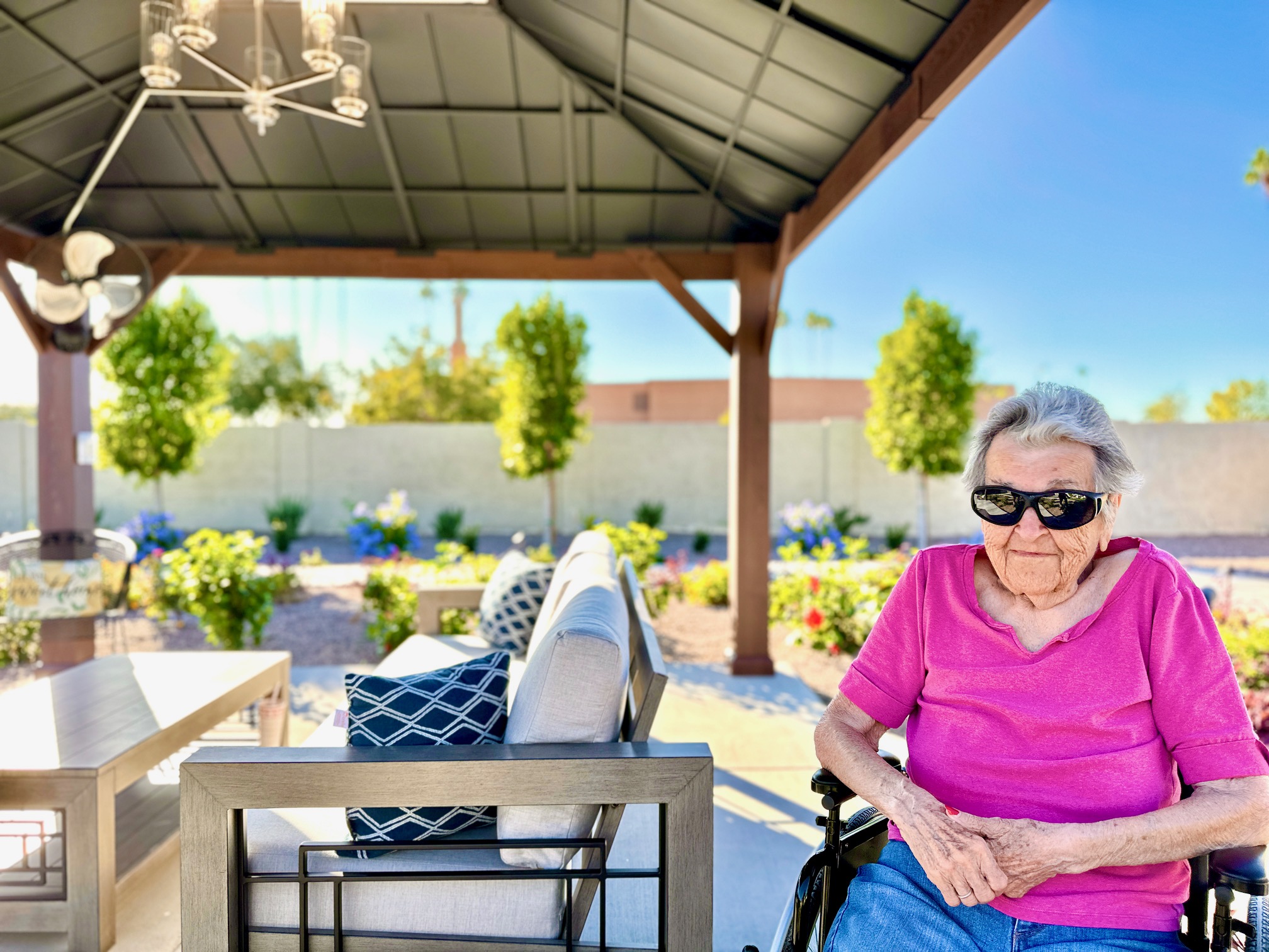 fountain assisted living mesa arizona beautiful backyard